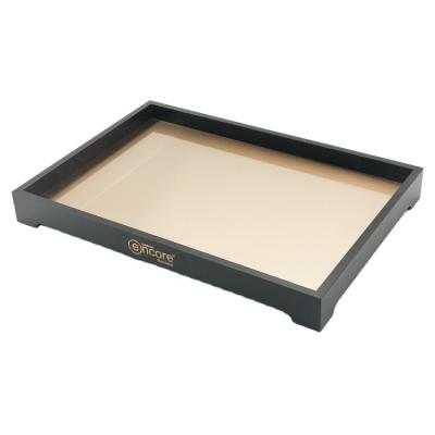 China Rose Gold Marble Acrylic Tray For Hotel Supply Customized Tray FWD-19 for sale