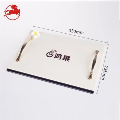 China Scrathless thickening fasten against high quality custom acrylic block falling service acrylic tray hotel room wholesales for sale