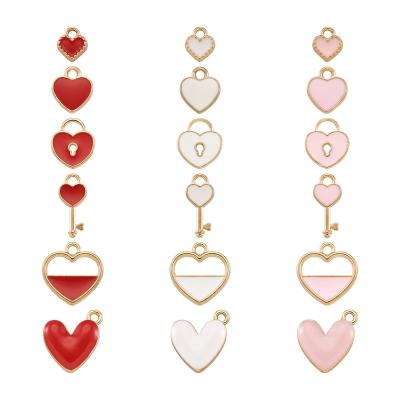 China Mixed Cute Cow Metal Alloy Enamel Pendants Color Animal Charms Tags Hanging Ornaments Making Earrings Necklace Bracelet Key Chain for sale