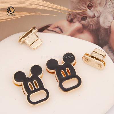 China Wholesale Eco-friendly High End Turn Lock Handbag Logos Bag Hardware Accessories Mouse Lock Clasp Bag Twist Lock for sale