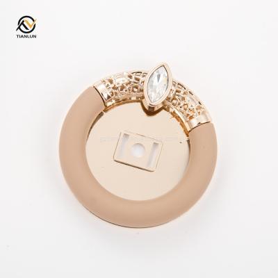 China Eco-friendly Custom Shape Handbag Accessories For Magnetic Clip Fashion Leather Bags Button Bag Lock for sale