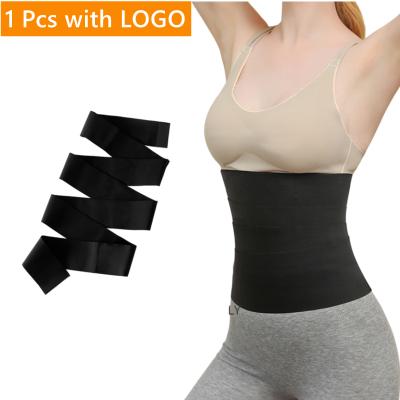 China Poyan Waist Bandage Elasticity Sauna Effect Belly Wrap Belt Belly Wrap Waist Bandage Tummy Wrap Breathable Trainer for sale