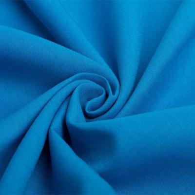 China Wholesale Breathable Stain Ramie Plain Dyed Cotton Fabric For Garment for sale