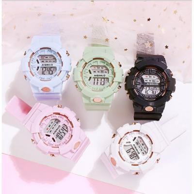 China 2021 New Design Kids Alarm Sports Watch Luminous 24 Hours Fashion LED Digital Kids Electronic Watches for sale