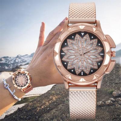 China fashion & 2021 Fashion Casual Ladies Watches Steel Belt Watch Lady Wild Creative Watch for sale