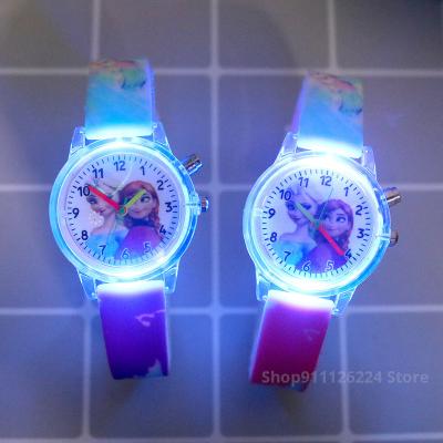 China fashion & Princess Elsa Kids Watches Girls Wrist Watch Clock Reloj Instant Lightweight Infant Silicone Casual Rabbit Dinosaur Cartoon Strap for sale