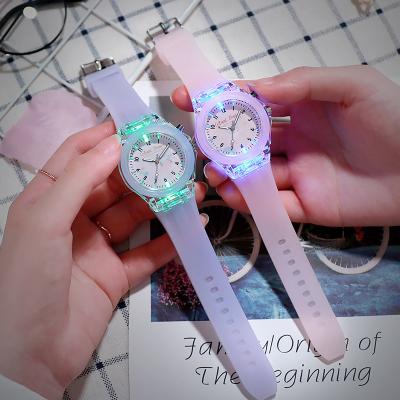 China fashion & Silicone Personality Quartz Indicator Kids Casual Instant Luminous Wristwatches for sale