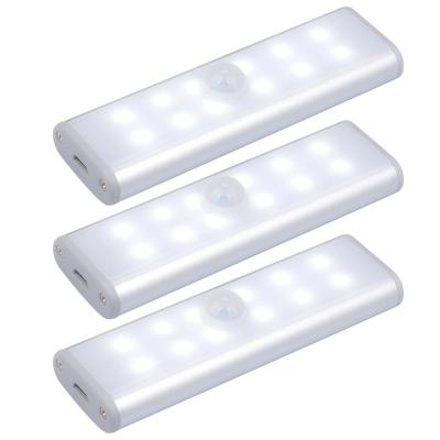 China Modern PIR 24 LED 1W Sensor Lamp Cabinet Small Piece Modern Battery Under Cabinet Light DIY for sale