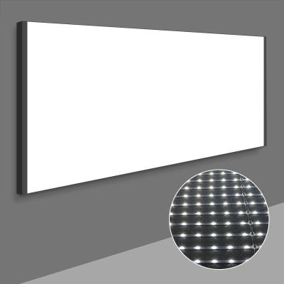 China LANDSCAPE Diffused LANDSCAPE SMD2835 3030 1M Long LED Backlight Strip Kit with Lens for Advertising Aluminum Light Box for sale