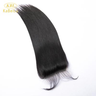 China Straight Raw Virgin Unprocessed Large Weft Stock Human Lace Headband for sale