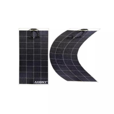 China 150w 160w Bendable Solar Panel Semi Flexible roof shingles off grid solar power system For Rv Camp Portable Generators Vans Fence for sale