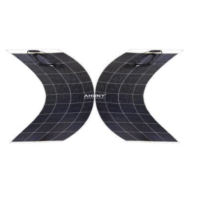 China Walkable durable 150w Semi Flexible Solar Panel anti skid step on mono pv module no hidden crack for sale