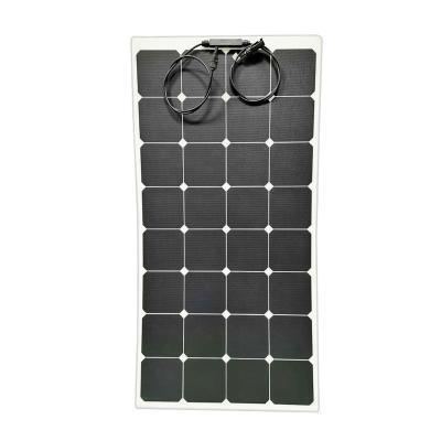 China ETFE Sunpower Flexible Solar Panels 10w 100w 110w 120w 125w 12v pv solar panel module manufacturer system product supplier for sale