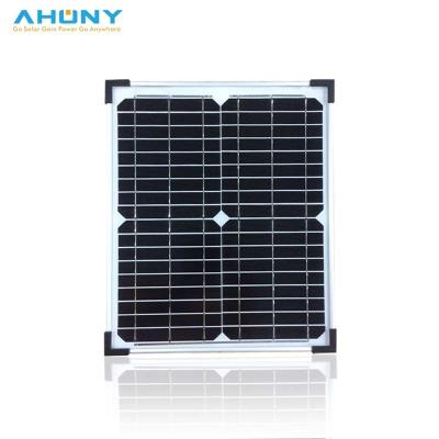 China Aluminium kleine Mono-Solar-Panel kundenspezifische 12v 20w-Solar-Panels zu verkaufen