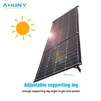 China Sunpower 120W Folding Solar Panel Kit Charger Cloth Bag For Camper 4WD Tourers RV for sale