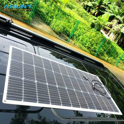 China 100w Waterproof Thin Film Transparent Plastic Solar Flexible Panels For Boat Vehicle for sale