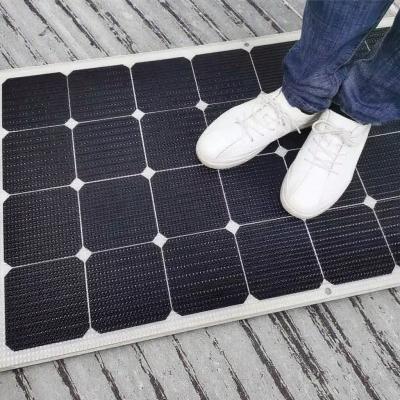 China Bootsbauer Yacht Werft langlebige Elektroauto Flexible Wandern Solarmodule 160w abgeschaltet zu verkaufen