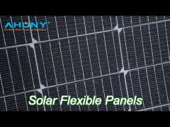 stock fast delivery 100w waterproof thin film transparent plastic solar flexible panels mono pv sola