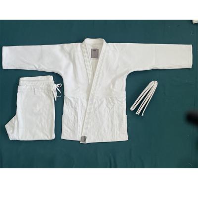 China Polyester / Cotton High quality Judo suit for competition judo kimono 100% cotton white 800gsm judo uniform for sale