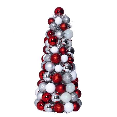 China PPB/PPHM Prograde Colorful Christmas Ball Decoration Plastic Christmas Tree Balls for sale