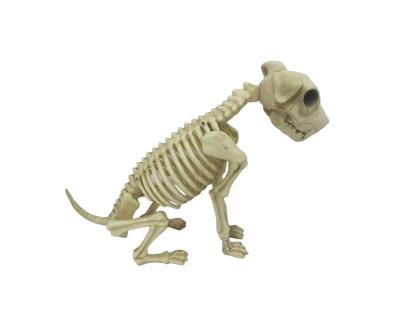 China PPHM/PPB Plastic Decoration Halloween Supplies Favors Skeleton Dog Skeleton Animal Model For Funny Party for sale