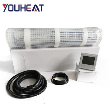 China 220~240V 3m2 Modern Floor Heating Mat With Full WiFi Thermostat Kit for sale