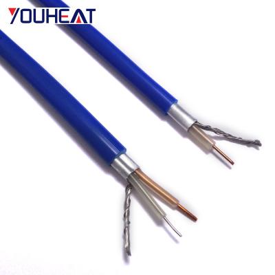 China Modern single conductor heating cable for gutters roof snow melting and ice melting heating cable for sale