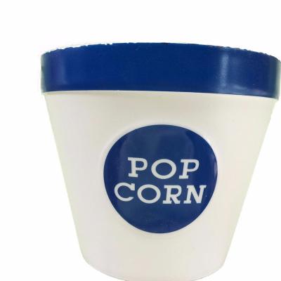 China Custom Plastic Single Wall High Quality Movie Theater Popcorn Cup / Bucket for sale