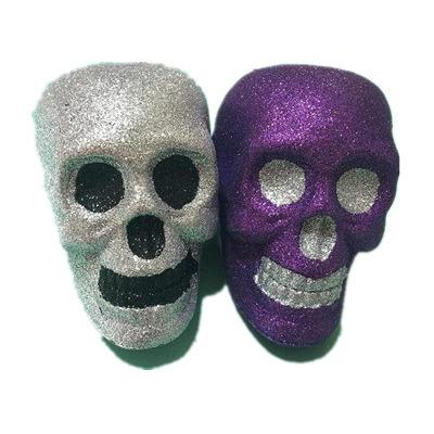 China Hot Selling China Halloween Dusting Products HalloweenPlastic Glitter Skulls for sale