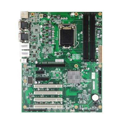 China High performance desktop lga 1155 industrial motherboard with 4 PCI 3 pcie 6 COM for sale