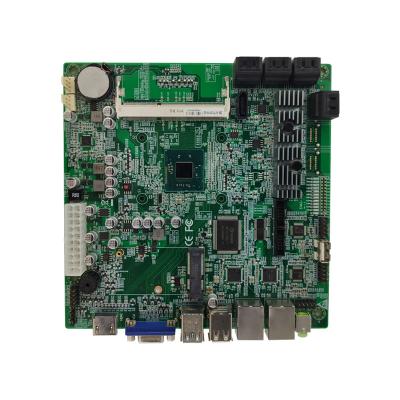 China J1900 cpu bay trail motherboard ddr3 industrial desktop main board slim desktop itx with 13 sata 7 usb 2 COM rs232 for sale