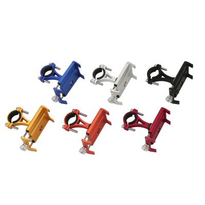 China Adjustable Adjustable Bike Cell Phone Holder Motorcycle Phone Mount Frames Aluminum Alloy Stand Holder for sale