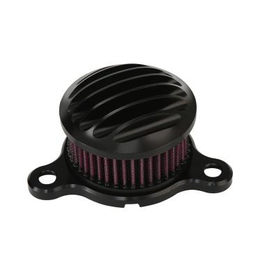 China Aluminum Alloy Motorcycle Air Filter Intake Air Cleaner Breather CNC Aluminum Top Cover for sale