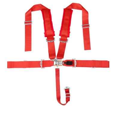 China Sports SFI 16.1 Certified 5 Point Race Car Harness Seat Belt With Shoulder Pad for sale