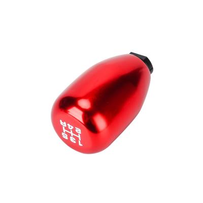 China Universal 5 Speed ​​Gear Shift Knob Shift Knob Aluminum Gear Shift Knob Aluminum Main Lever Manual Auto Shift Lever for sale