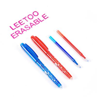 China Fluent Write Popular Colors Friction Retractable Erasable Pens for sale