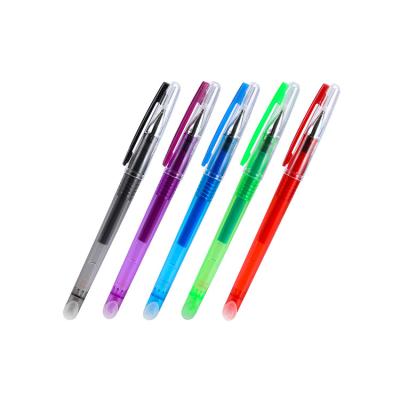 China Special high temperature vanishing ink erasable gel pens with eraser for sale