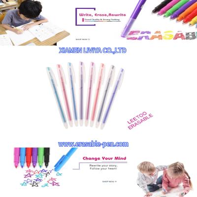 China 8 Color Refillable Heat Erasable Fabric Marking Pens for sale