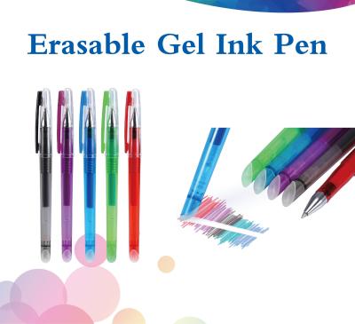 China Retractable Friction Clicker Erasable Pens For Daily Writing for sale