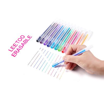 China 20 Colors Smooth Writing 0.7mm Heat Erasable Ink Pens for sale