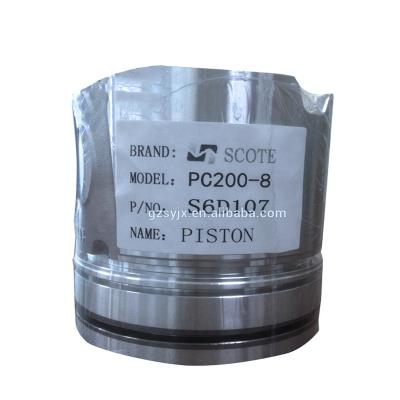 Китай Construction worksÂ   PC200-8 Excavator Engine 6D107 Cast Aluminum Piston 6754-31-2110 4934860 ​​4955160 продается