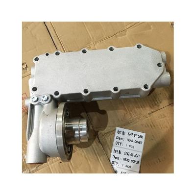 China Machinery Repair Shops Excavator Diesel Engine 6CT 6D114 Oil Cooler Cover Head Cover 3974324 3934159 4936396 6742-01-5041 for sale