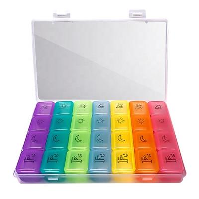 China Best Selling Travel Box Design Portable Moisture Proof Pill Box Medical Pill Storage Box for sale