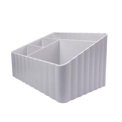 China China Guangdong Viable Low Price Makeup Storage Box Bathroom Storage Box Desktop Plastic Organizer Box for sale