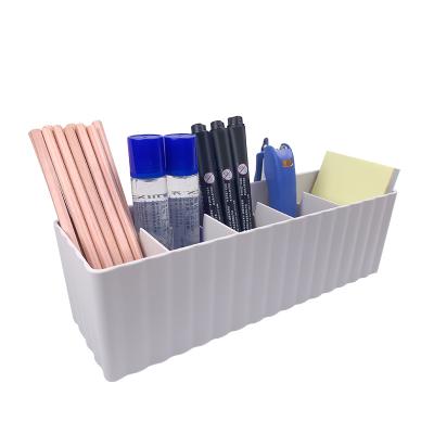 China China Wholesale Multifunctional Decorative Desktop Form Viable Plastic Cosmetic Storage Box for sale