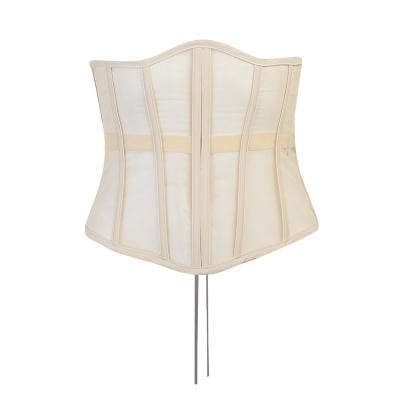 China Breast-performance anti-pilling Mesh Corset Women's European and American style new thin knitted inside and outside with wrap sexy chest for sale