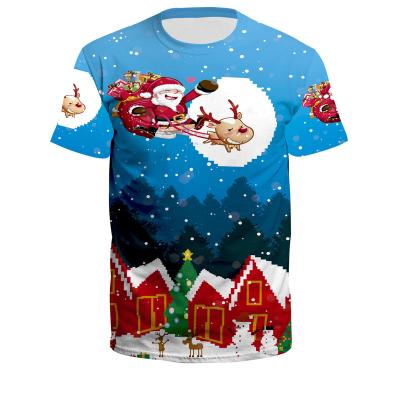 China Viable Europe And The USA 2022 Christmas Youth Spot New Short Sleeve T-Shirt for sale