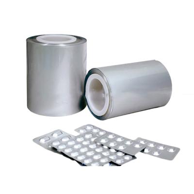 China Kichen Use ISO9001 SGS Gold Silver PTP Alu Foil 0.008 Mm 8 Micron Standard Coated 8011 1235 8006 H18 Aluminum Foil Jumbo Rolls for sale