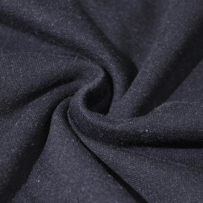 China Cheap Breathable High Quality Polyester Cotton Elastic Denim Fabric French Terry Fabric For Jeans for sale