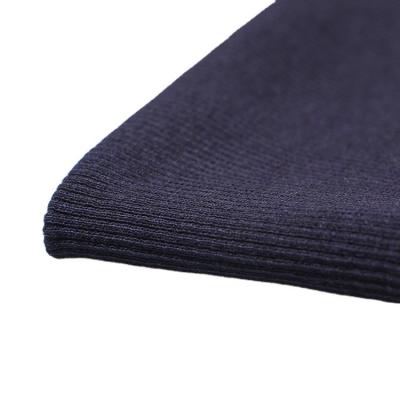 China Factory Wholesale High Quality 20S Breathable 2*2 Rib Knitted Denim Fabric For Accessories for sale